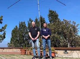 Visita de Jelmer Vos y Marcel Bos, PA9M - DJ5MO